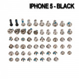 Set complet suruburi iPhone 5 NEGRU (i.387)