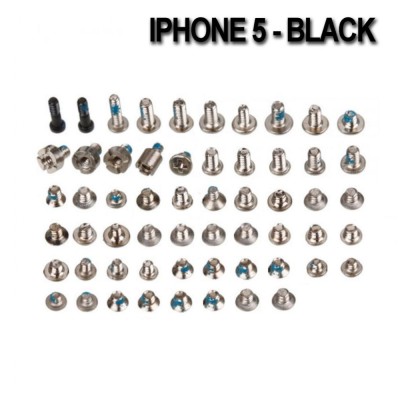 Set complet suruburi iPhone 5 NEGRU (i.387) foto