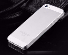 Husa SLIM HOCO Light iPHONE SE / 5 /5S, aderenta, gel TPU, CLAR transparent foto