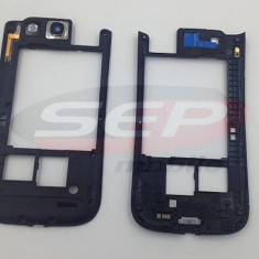 Carcasa mijloc Samsung Galaxy S III I9300 BLACK original