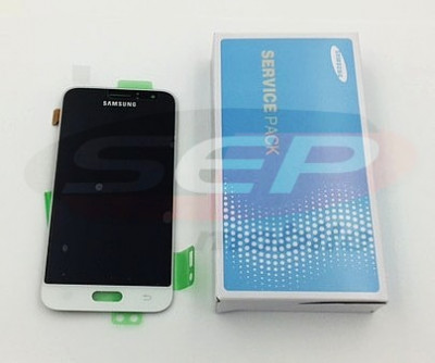 LCD+Touchscreen Samsung Galaxy J1 (2016) /J120 white original foto