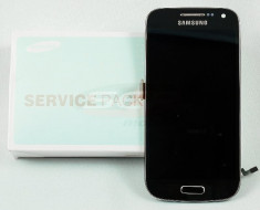 LCD+Touchscreen cu Rama Samsung i9195 Galaxy S4 mini BLACK EDITION original foto