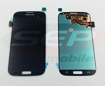 LCD+Touchscreen Samsung Galaxy S4 I9505 fara Rama BLACK MIST foto