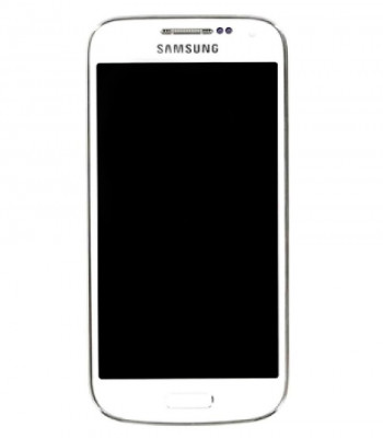 LCD+Touchscreen cu Rama Samsung Galaxy S4 mini PLUS WHITE original foto
