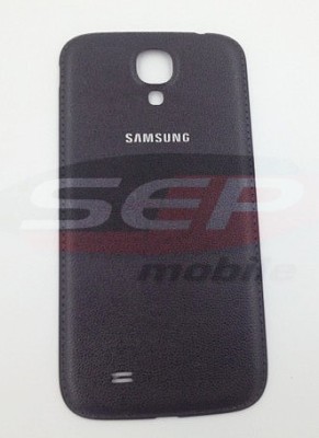 Capac baterie Samsung Galaxy S4 I9500 / i9505 piele BLACK EDITION nou foto