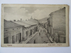 RARITATE! CARTE POSTALA CIRCULATA VIJNITA-BUCOVINA,PIATA UNIRII 1928 foto