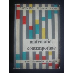 V. STEFANESCU, M. ENACHE, T. POPA - MATEMATICI CONTEMPORANE