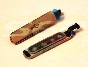 Buton USB cover Samsung Galaxy S5 / G900 GOLD