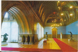 Bnk cp Iasi - Palatul Culturii ( interior) - uzata, Necirculata, Printata