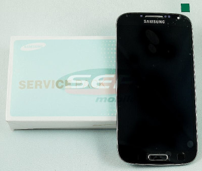 LCD+Touchscreen cu Rama Samsung Galaxy S4 I9505 BLACK EDITION original foto