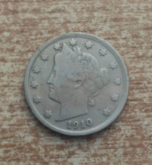 5 cent 1910 USA. foto