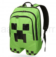 Ghiozdan scoala clasa I-XII MINECRAFT CREEPER -la cel mai mic pret din Romania foto