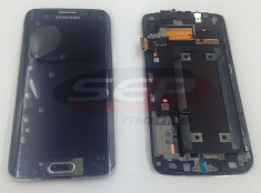 LCD+Touchscreen Samsung Galaxy S6 Edge / SM-G925 BLACK original foto