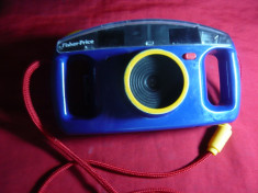 Aparat de Fotografiat Fisher Price 3815 -pt.copii model 1993 ,cu blitz ,L=16cm foto