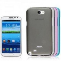 KIT: Husa de protectie din silicon (jelly case) si folie de protectie REMAX, pentru Samsung Note 2 N7100 foto