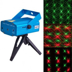 Laser disco lumini club Diferite Forme Jocuri de Lumini PUNCTE ROSI + VERZI foto