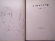 Poezii - Mihai Eminescu (1964). Editie Perpessicius. Ilustratii Ligia Macovei foto