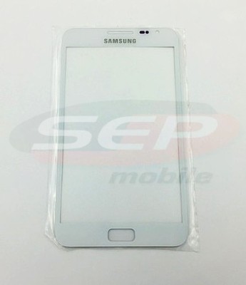 Geam Samsung Galaxy Note 3 N9000 / N9005 WHITE + adeziv special original foto