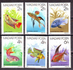 UNGARIA 1987, Fauna - Pesti, serie neuzata, MNH foto