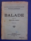 Balade culese de Gheorghe Cosbuc 1926 / R3P2S, Alta editura