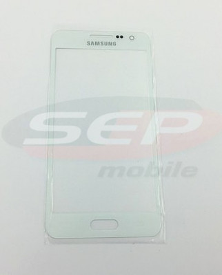 Geam Samsung Galaxy A3 A300F alb original foto