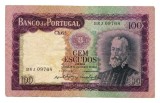 PORTUGALIA 100 ESCUDOS 1961 VF