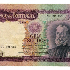 PORTUGALIA 100 ESCUDOS 1961 VF