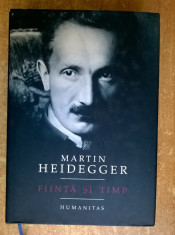 Martin Heidegger ? Fiinta si timp foto