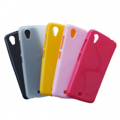 Capac de protectie din silicon, diverse culori, pentru Allview V1 Viper E (Culoare: Alb) foto