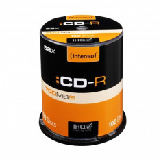 Intenso CD-R cake box 700MB, 52x, 100 buc foto