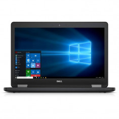 Laptop Dell Latitude E5570 15.6 inch HD Intel Core i5-6200U 4GB DDR4 500GB HDD FPR Windows 7 Pro upgrade Windows 10 Pro Black foto