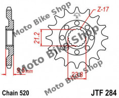 MBS Pinion fata Z13 520 Honda CR250R-500R/CRF450/TRX450, Cod Produs: 7260631MA foto