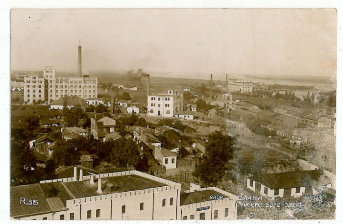 1877 - BRAILA, Panorama - old postcard, real FOTO - unused
