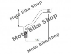 MBS Pedala schimbator KTM EXC 125/250, Cod Produs: 7710BU foto