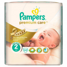 PAMPERS Scutece Premium Care 2 Mini Small Pack, 22 bucati foto