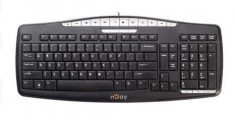 Tastatura nJoy SMK210 Multimedia USB, neagra foto