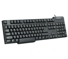 Tastatura DeLux 8050P - PS2, neagra foto