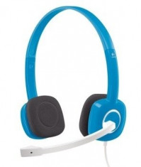 Casti Logitech H150 headset, microfon, albastre foto