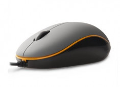 Mouse nJoy TG9, optic USB, 1600 dpi, gri foto