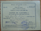 Cumpara ieftin Regia Autonoma CFR , Cupon de control ; Clasa a III - a persoane , 1946