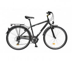 Bicicleta DHS Travel 2855 - model 2015, gri, cadru 460 mm foto