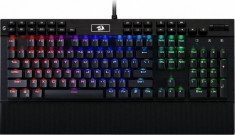 Tastatura Redragon Yama Black, USB, gaming, LED RGB foto