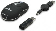 Mouse Manhattan Mini mouse wireless optic MMX 176811 , 800dpi, negru foto