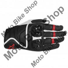 MBS Manusi piele Alpinestars Celer Black, negru/alb/rosu, L=10, Cod Produs: 3567014123LAU foto