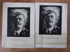 CARAGIALE, OPERE- VOL I SI II- editie ingrijita de A. Rosetti, supracoperta foto