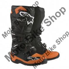 MBS Cizme MX Alpinestars TECH7 New, negru/portocaliu 13=48, Cod Produs: 20120141413AU foto