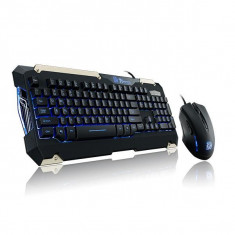 Tastatura Thermaltake Tt eSPORTS COMMANDER Gaming Gear Combo, USB, gaming, cu mouse foto