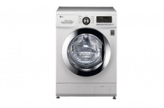 LG Masina de spalat rufe cu uscator LG F1496ADP3, Spalare 8 kg/Uscare 4 kg, 1400 RPM, Clasa B, Alb foto