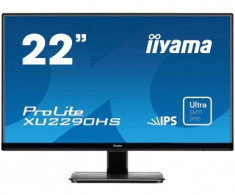 Monitor LED Iiyama Prolite XU2290HS-B1, 21.5 inch, 1920 x 1080 Full HD, negru foto