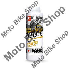 MBS Ulei moto 4T Ipone Full Power Katana 15W50 100% Sintetic ESTER - JASO MA2 - API SM, 1L, Cod Produs: 800356IP foto